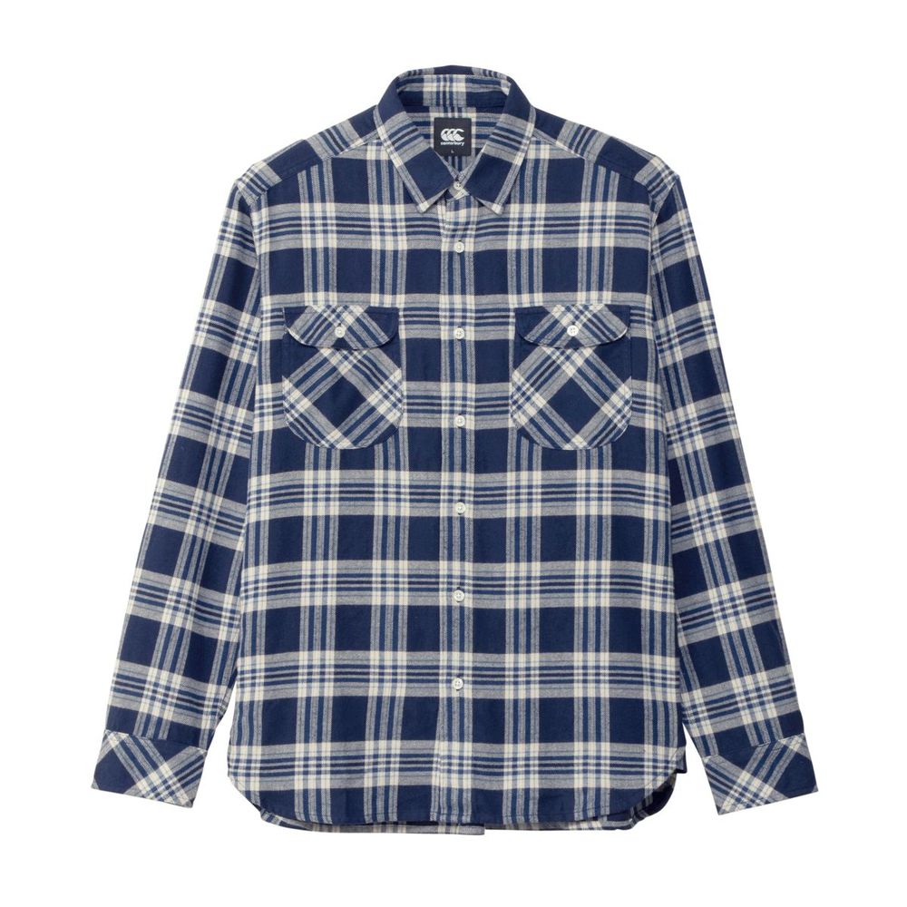 カンタベリー CANTERBURY ラグビーウェア ユニセックス L/S MADRAS CHECK W RA41634 2021FW