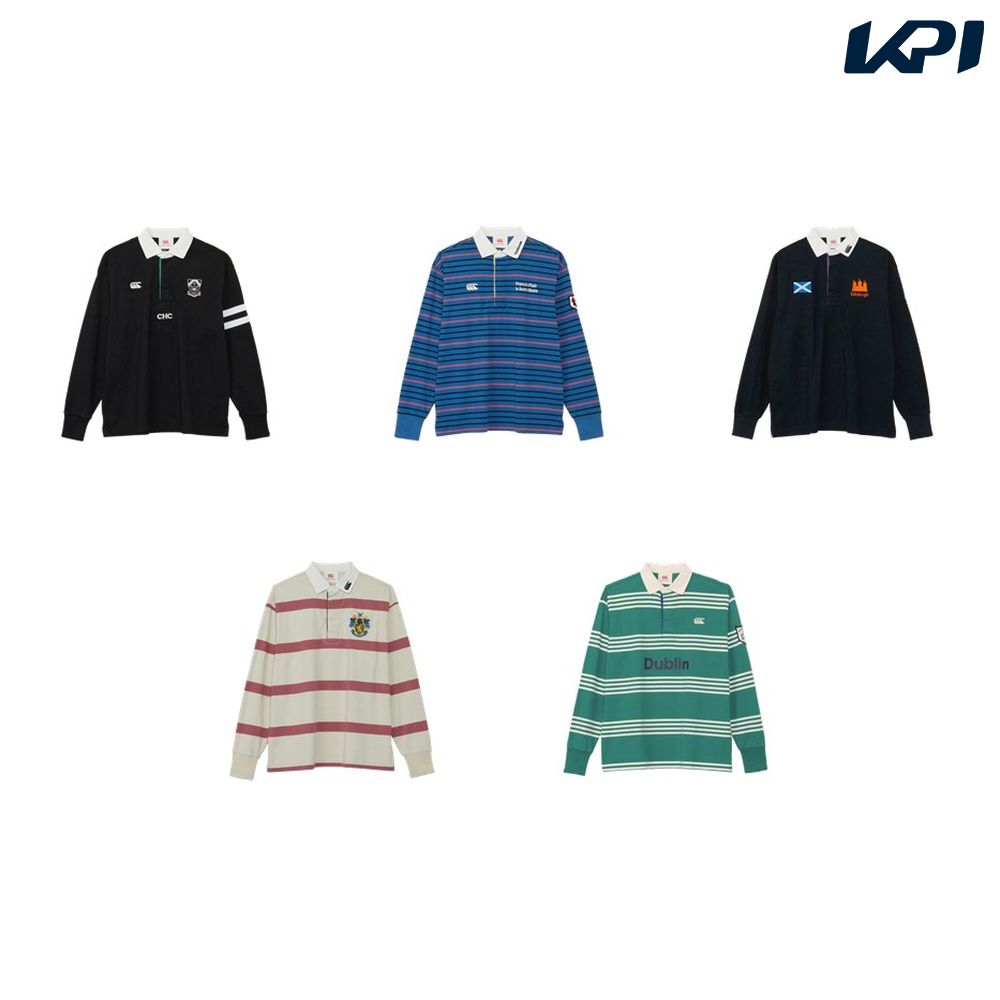 カンタベリー CANTERBURY ラグビーウェア メンズ L/S RUGGER SHIRT RA43529B 2023FW