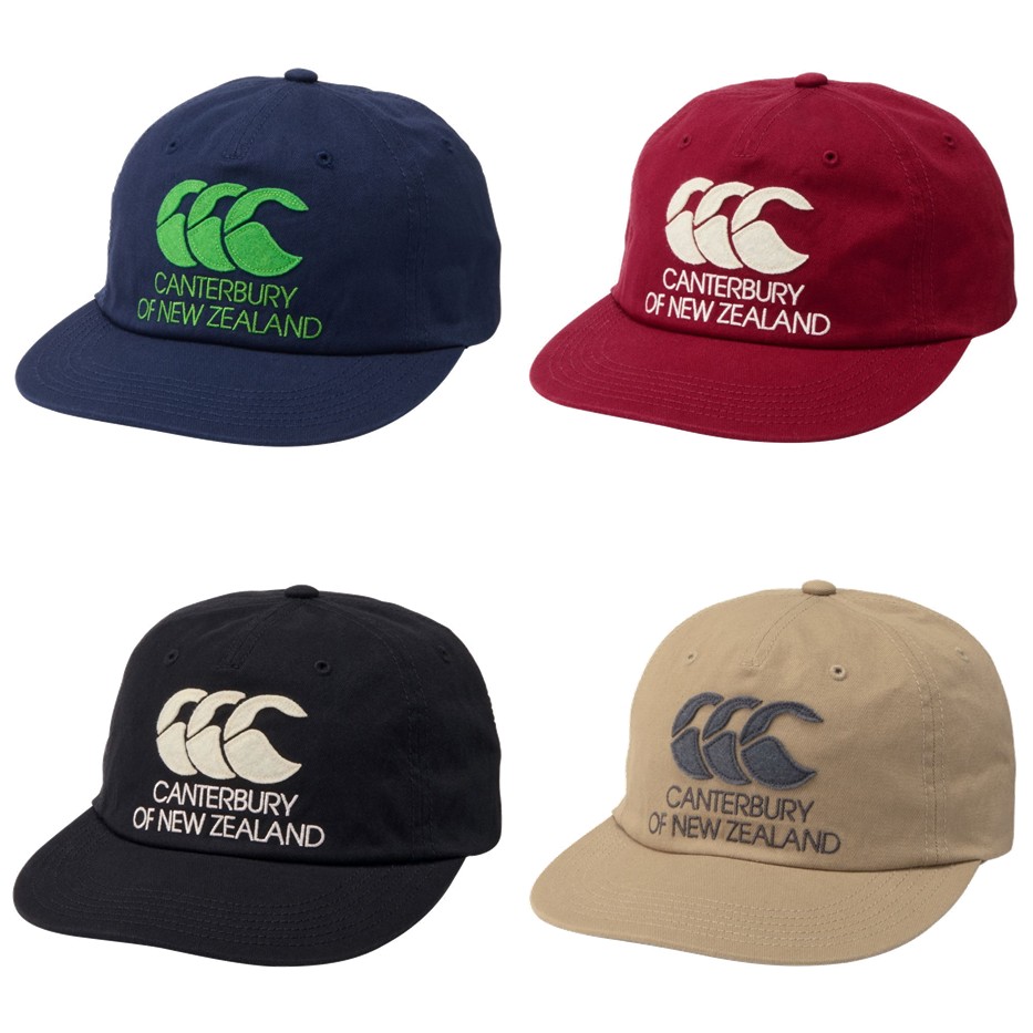 カンタベリー CANTERBURY ラグビーキャップ・バイザー ユニセックス   CL BIG LOGO CAP RAUC2604