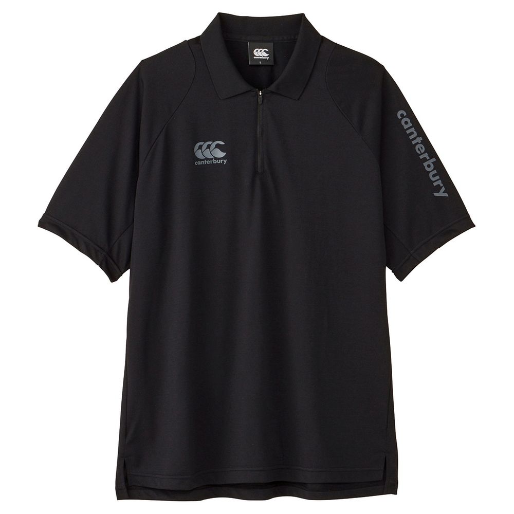 カンタベリー CANTERBURY ラグビーウェア ユニセックス   R+ FLEXCOOL CONTROL HALF ZIP POLO RP34115B 2024SS｜sportsshop｜03