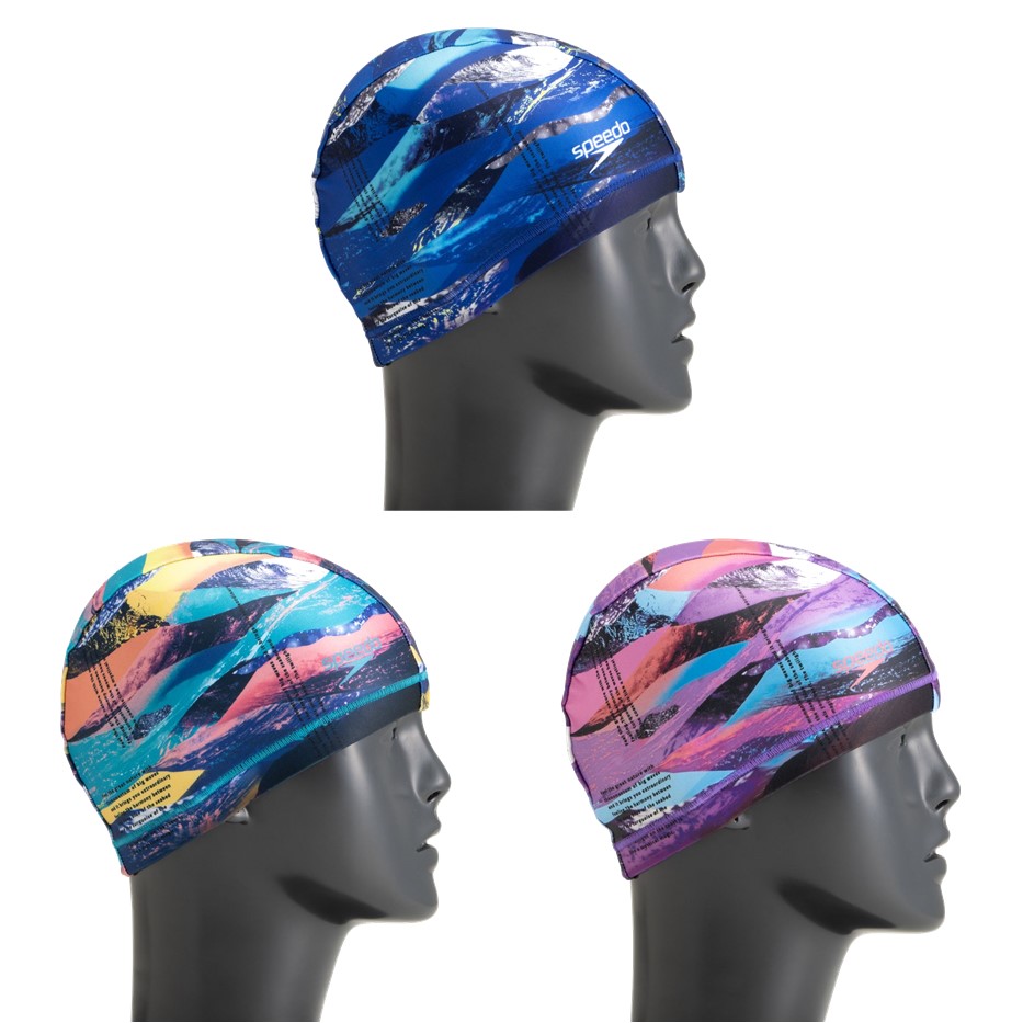 スピード Speedo 水泳キャップ・バイザー  BONDI-B TRICOT CAP  SE12312