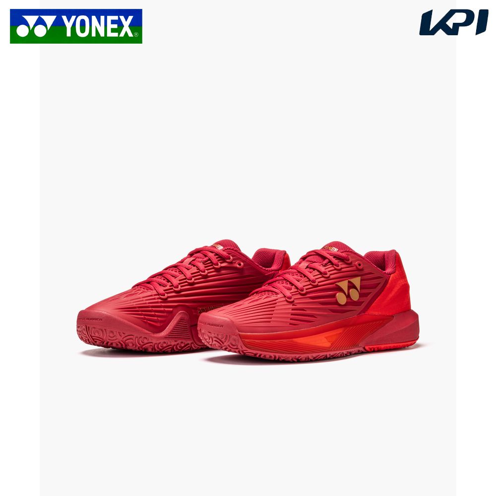 YONEX - ヨネックス 庭球シューズ レディース   パワークッションエクリプション5LGC ルビー赤いこと SHTE5LGC-338 シューズ-テニス-スポーツ