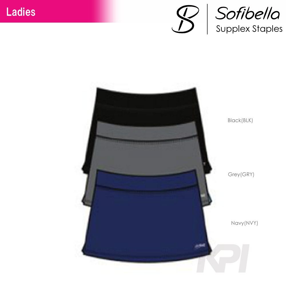 Sofibella ソフィベラ 「Supplex Staples サプレックスコレクション 　Basic 14 Inch Skort SU9034」フィットネスウェア＆テニスウェア「SSウェア」『即日出荷』