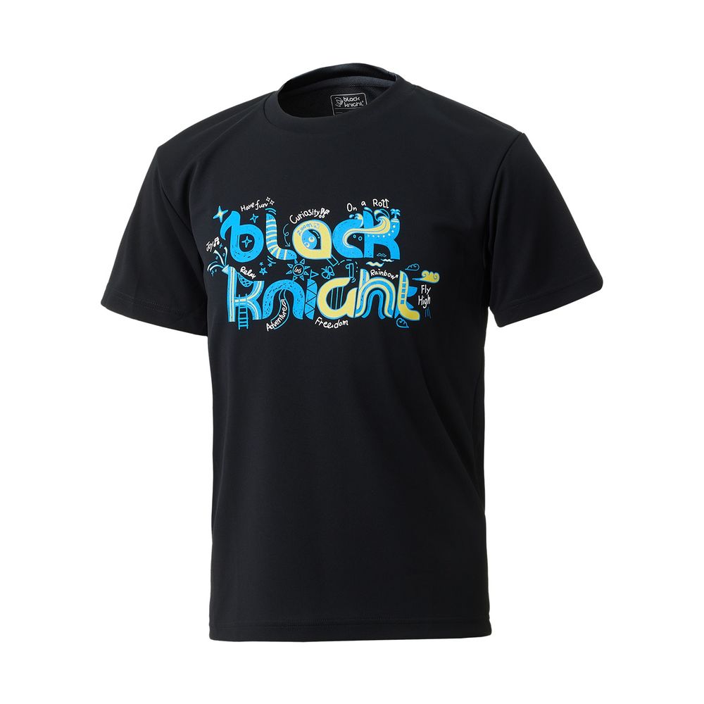 ブラックナイト Black knight バドミントンウェア ユニセックス   ドライＴシャツ T-4103U 2024SS｜sportsshop｜02