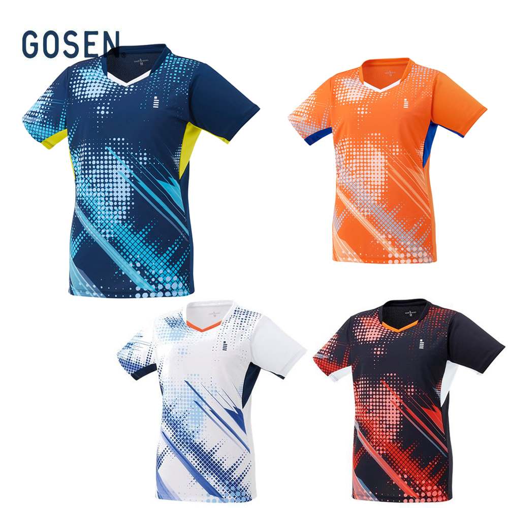 ゴーセン GOSEN テニスウェア レディース レディースゲームシャツ T2145 2021FW