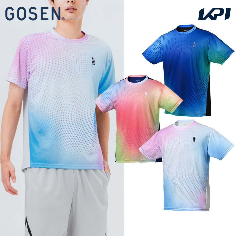 ゴーセン GOSEN テニスウェア ユニセックス   ゲームシャツ T2514 2025SS｜KPI WELLNESS