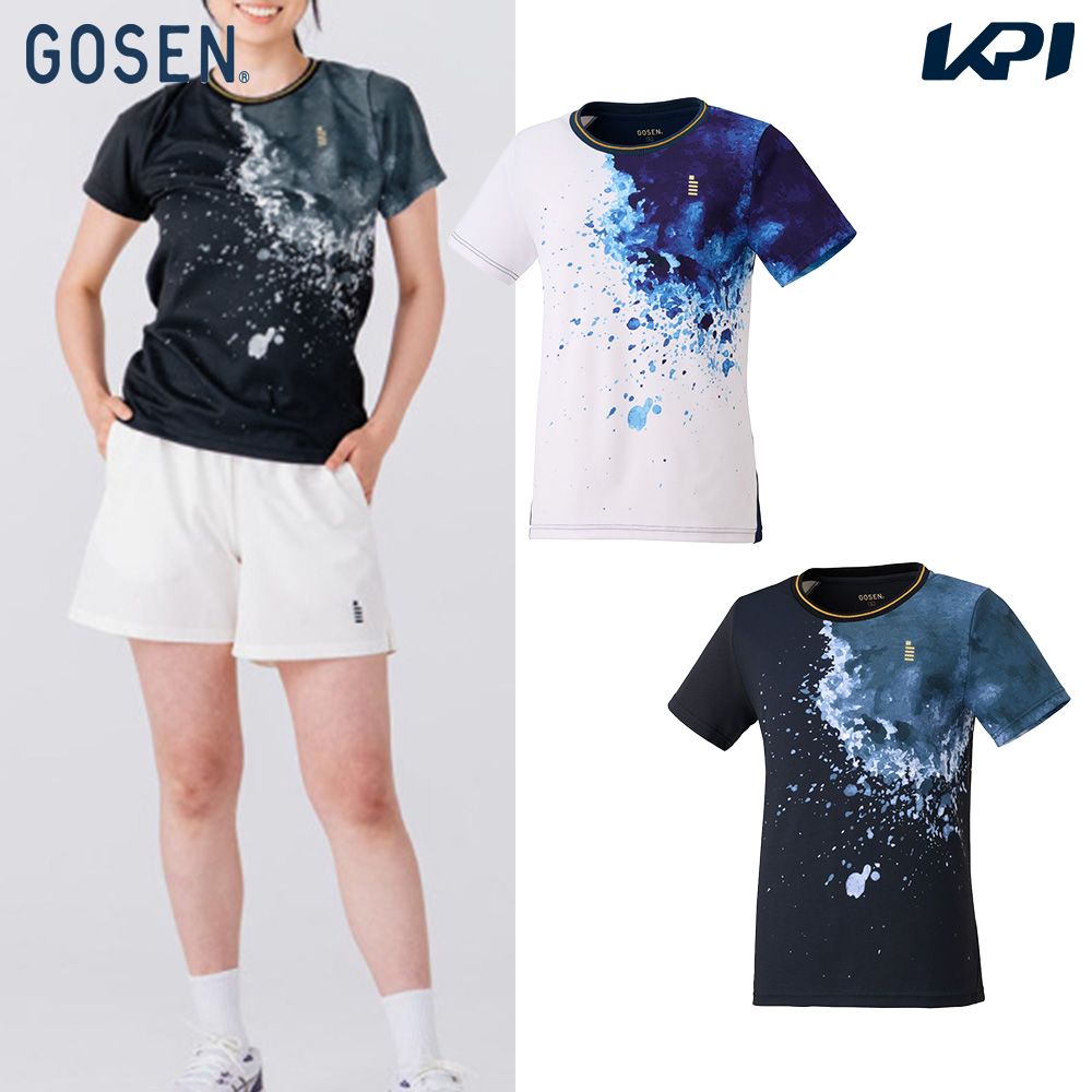 ゴーセン GOSEN テニスウェア レディース   ゲームシャツ T2603 2026SS