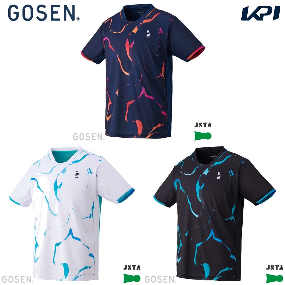 ゴーセン GOSEN テニスウェア ユニセックス   ユニ ゲームシャツ T2640 2026FW