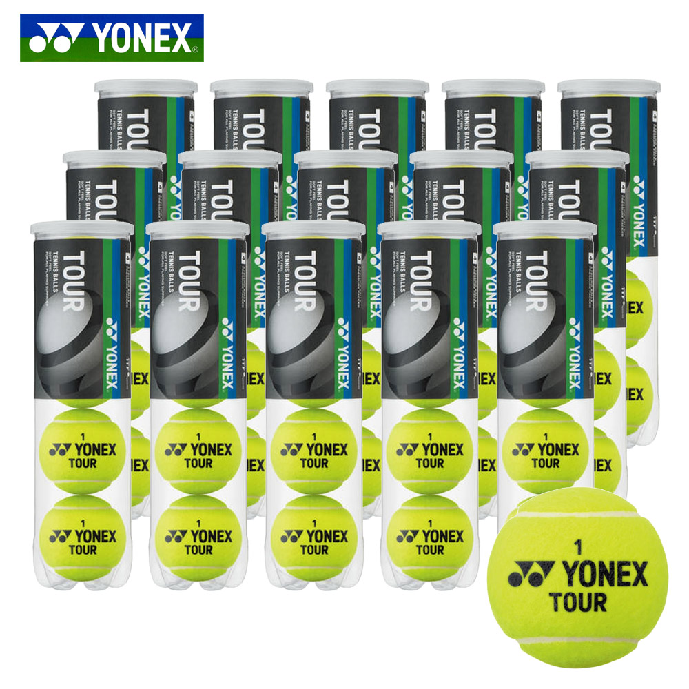 『即日出荷』ヨネックス YONEX テニスボール  ツアー  1箱60球/5ダース  TB-TUR4｜KPI WELLNESS