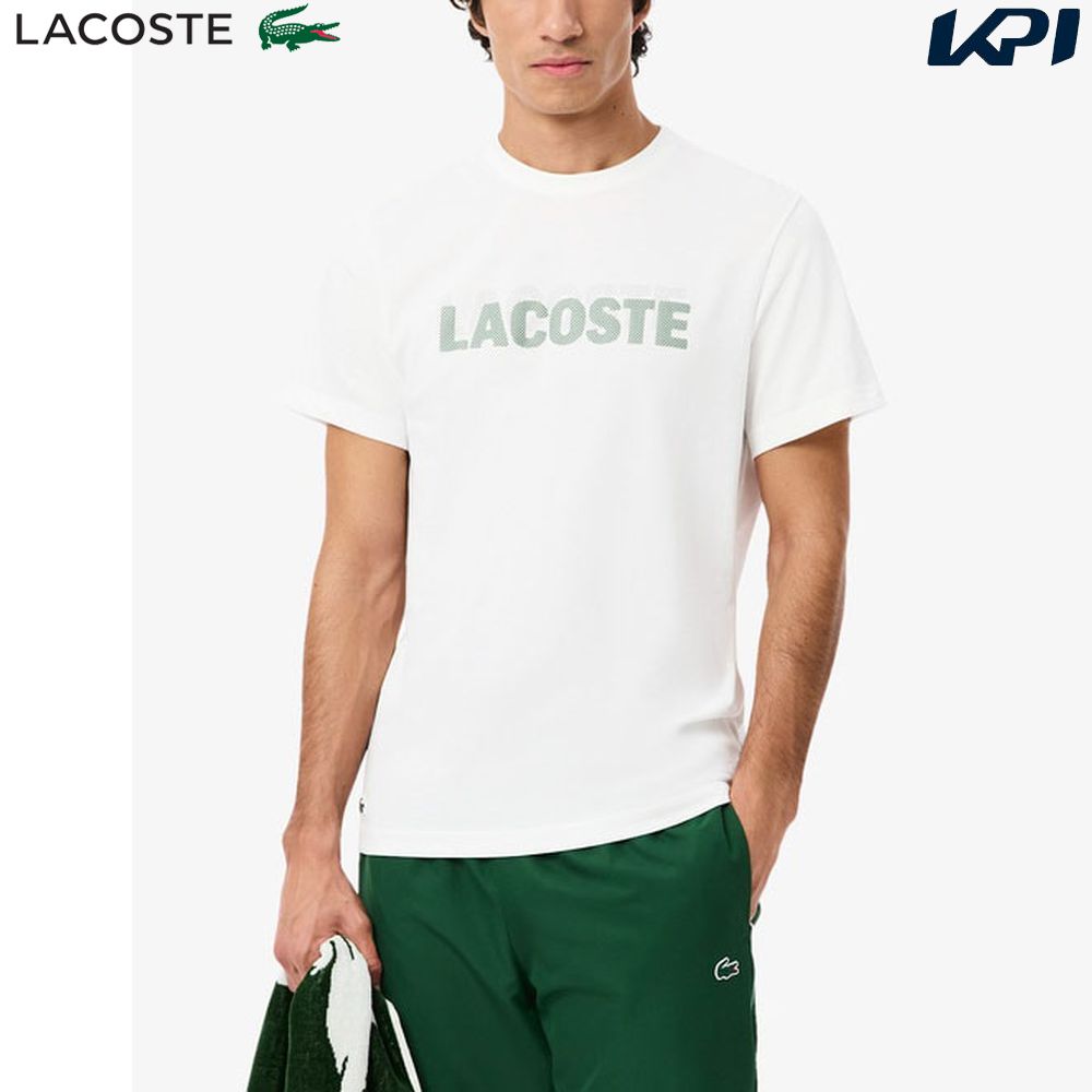 ラコステ LACOSTE テニスウェア メンズ   ブランドネームロゴプリントウルトラドライTシャツ TH0217-99-737 2026SS「タオルキャンペーン対象」『即日出荷』