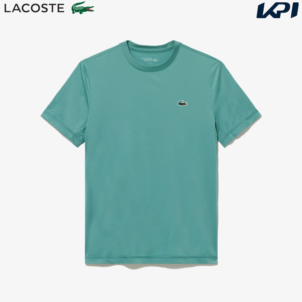 ラコステ LACOSTE テニスウェア メンズ ヒートレギュレーティングクルーネックTシャツ TH5207-99-SI0 2023FW 『即日出荷』