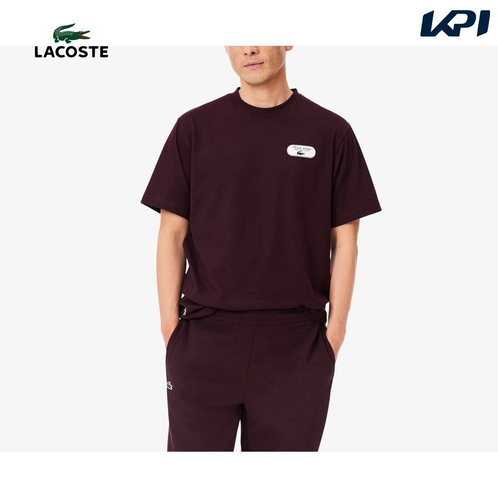 ラコステ LACOSTE テニスウェア メンズ   テニスヘリテージグラフィックウルトラドライTシャツ TH6729-10-3KE 2026FW