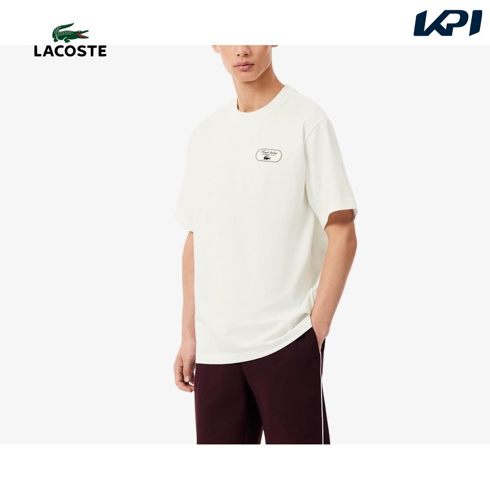 ラコステ LACOSTE テニスウェア メンズ   テニスヘリテージグラフィックウルトラドライTシャツ TH6729-10-70V 2026FW