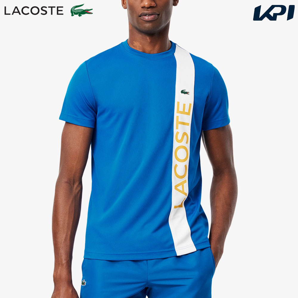 『即日出荷』ラコステ LACOSTE テニスウェア メンズ   アシンメトリーデザインウルトラドライ鹿の子 Tシャツ TH8938-10-GI9 2025SS