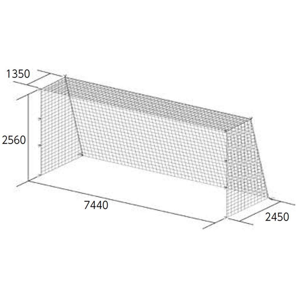 トーエイライト TOEILIGHT サッカー設備用品    一般サッカーゴールネット B2481