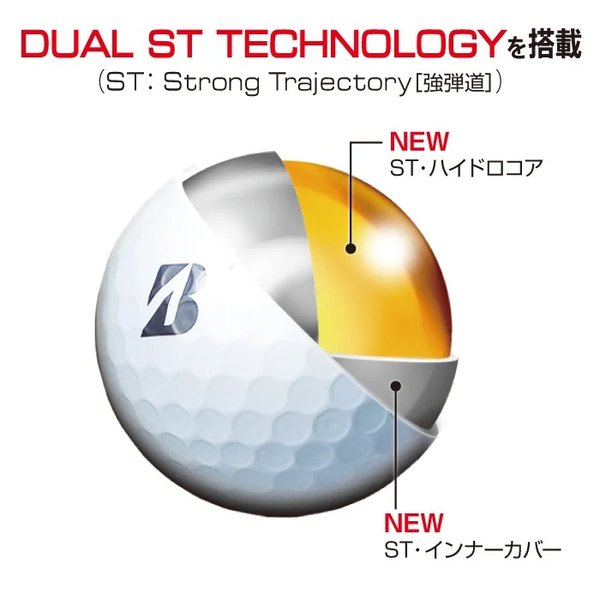 ブリヂストンゴルフボール ツアーb x（色：イエロー系）のおすすめ人気