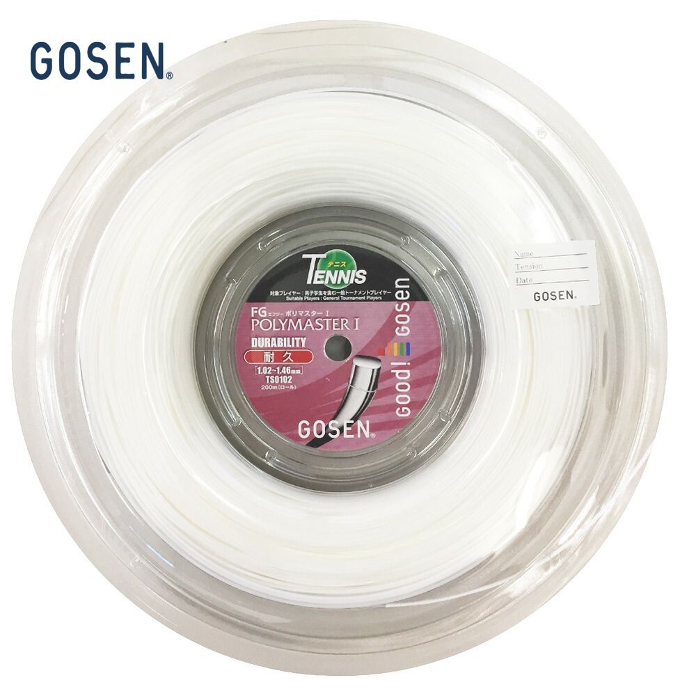 均一セール」GOSEN ゴーセン 「エフジー ポリマスター1 FG POLYMASTER 