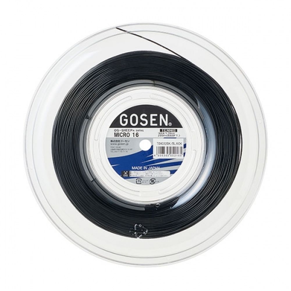 ゴーセン GOSEN テニスガット・ストリング    OG-SHEEP MICRO 17 200mロール TS4042_1