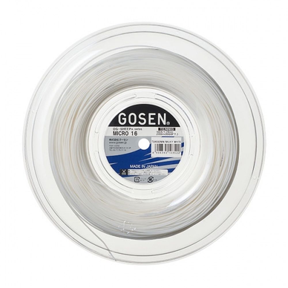 ゴーセン GOSEN テニスガット・ストリング    OG-SHEEP MICRO 17 200mロール TS4042_2