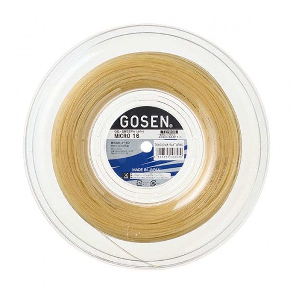 ゴーセン GOSEN テニスガット・ストリング    OG-SHEEP MICRO 17 200mロール TS4042_3