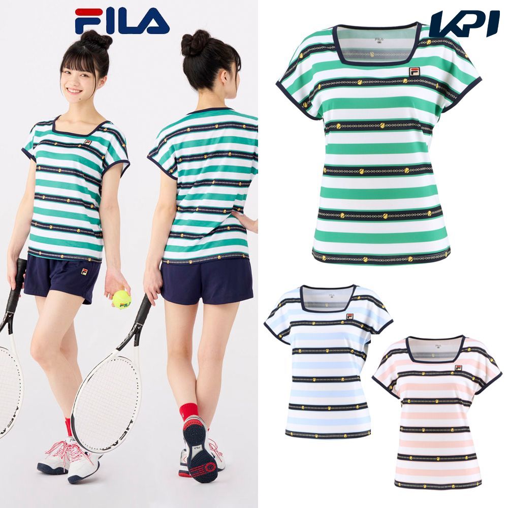フィラ FILA テニスウェア レディース ゲームシャツ VL2475 2022SS