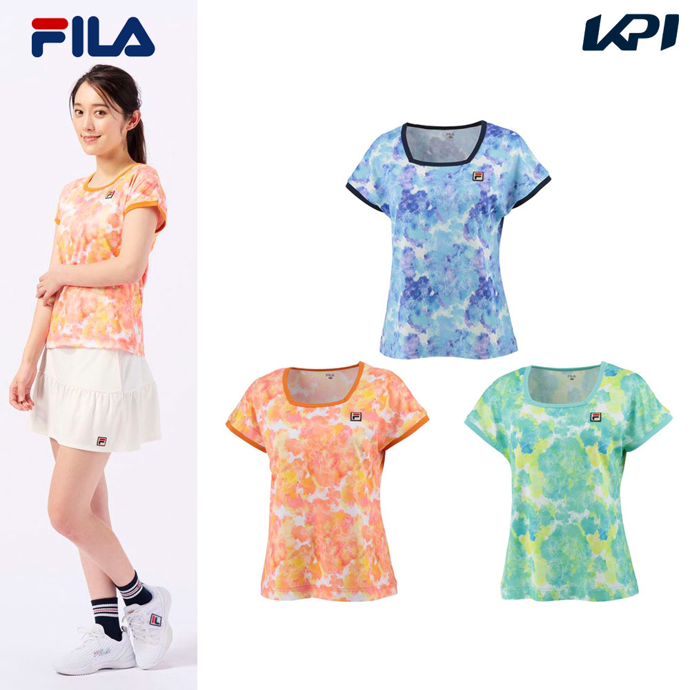 フィラ FILA テニスウェア レディース ゲームシャツ VL2622 2023SS