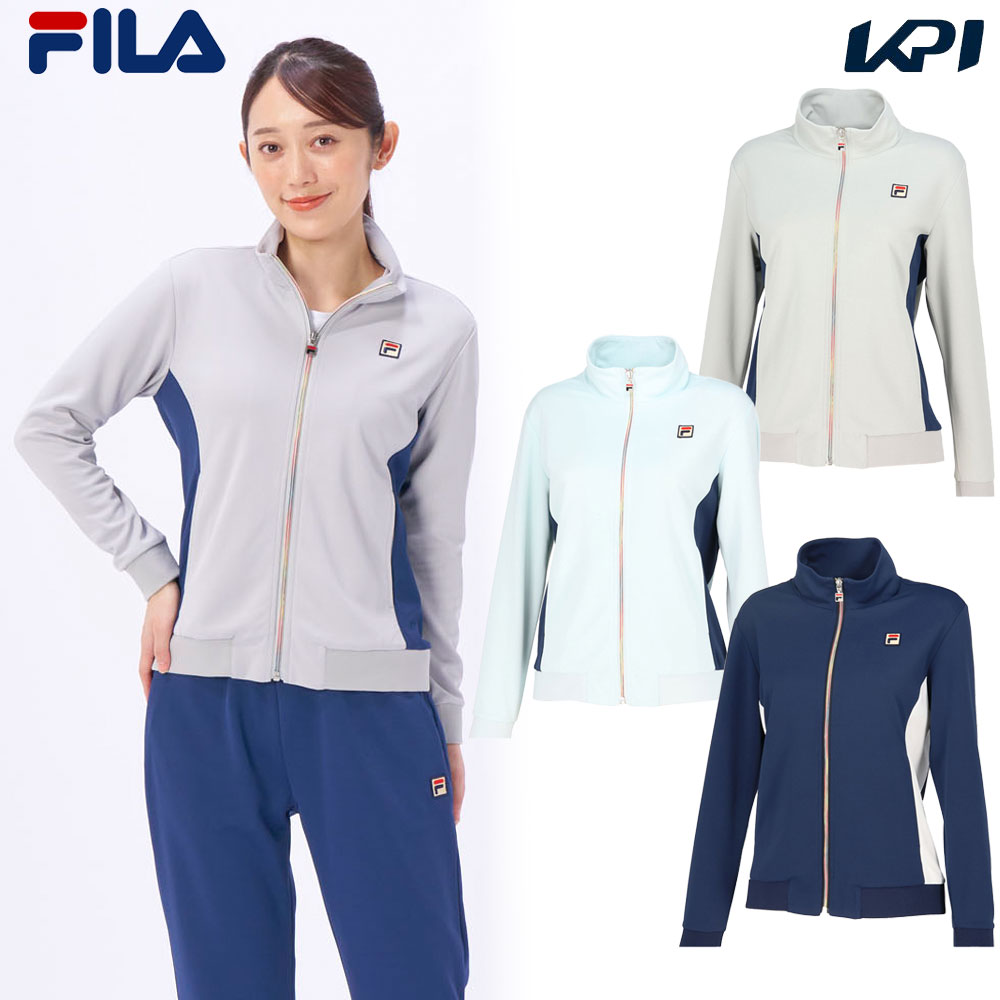 フィラ FILA テニスウェア レディース   トラックジャケット VL2812 2024SS