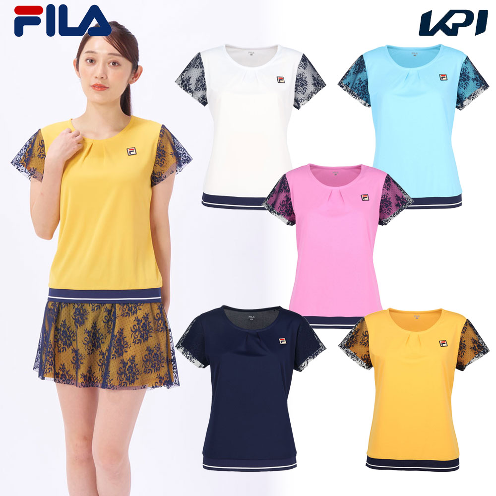 フィラ FILA テニスウェア レディース ゲームシャツ VL2839 2024SS :VL2839:sportsshop