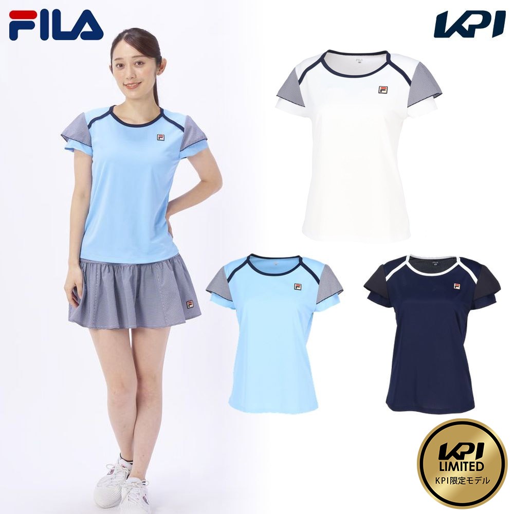 『即日出荷』フィラ FILA テニスウェア レディース   ゲームシャツ KPI限定モデル VL2886 2024SS