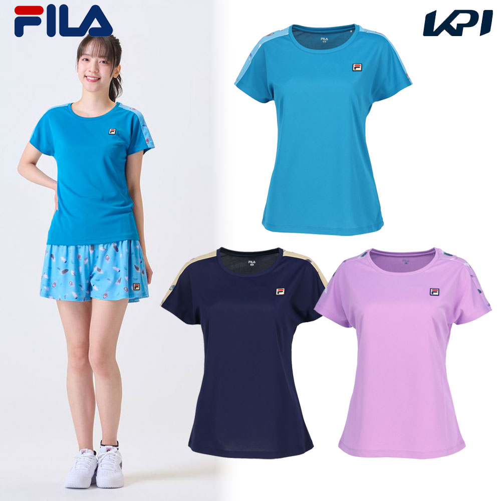 フィラ FILA テニスウェア レディース ゲームシャツ VL2911 2024FW