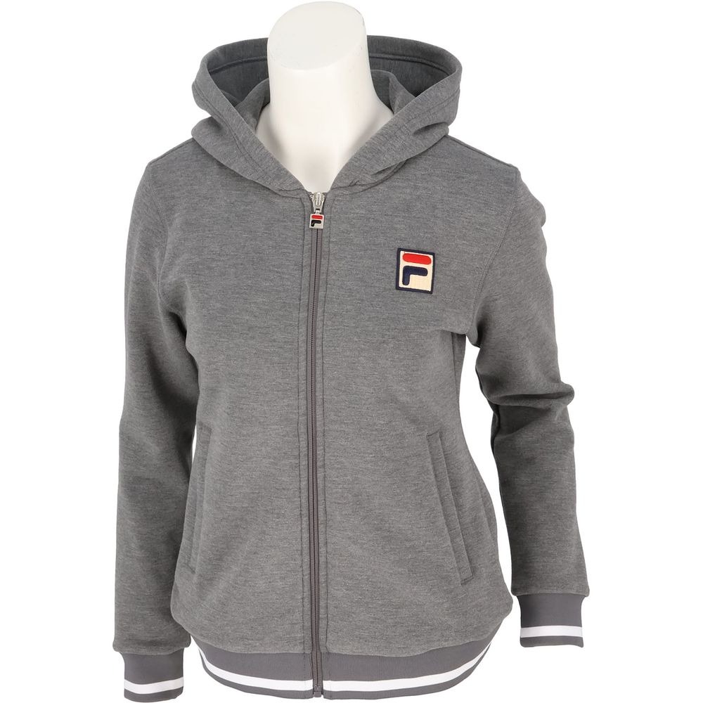 フィラ　FILA　テニスウェア　レディース　フルジップパーカー　M　グレー　新品 フィラ（FILA）（レディース）テニスウェア レディース