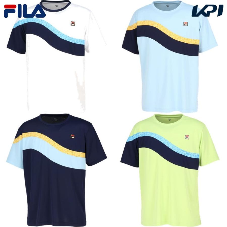 フィラ FILA テニスウェア メンズ   ゲームシャツ VM5682 2024SS｜sportsshop