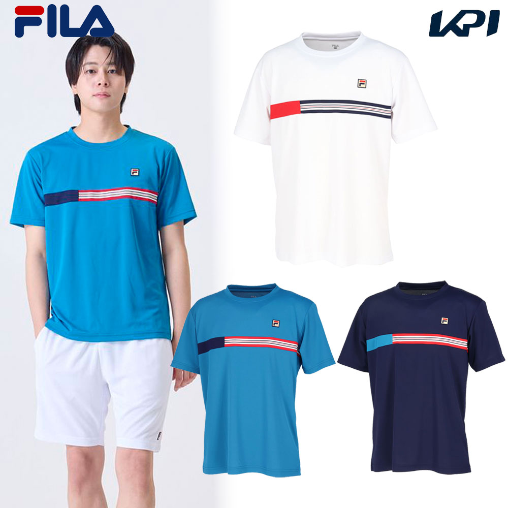 フィラ FILA テニスウェア メンズ   ゲームシャツ VM5702 2024FW