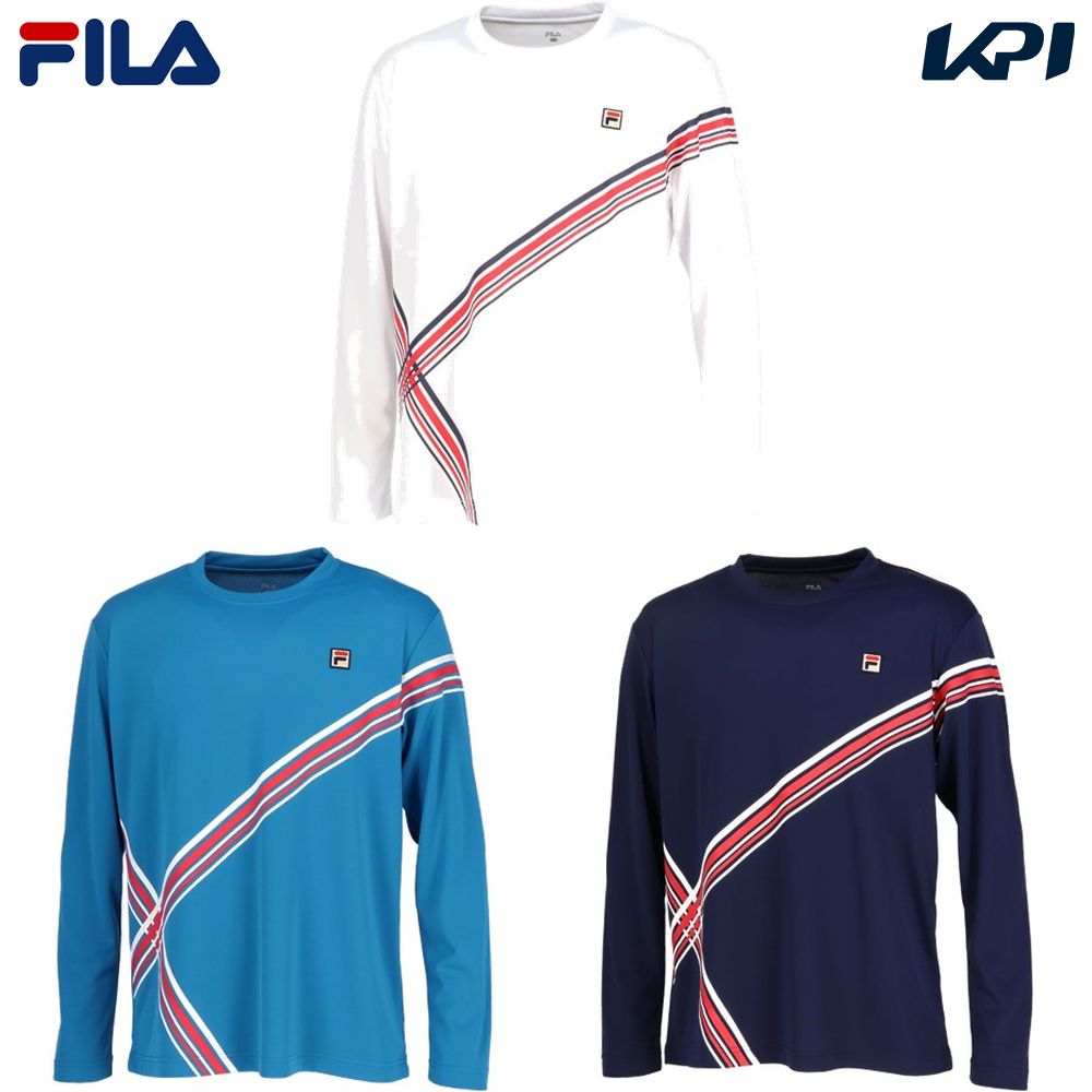 フィラ FILA テニスウェア メンズ   ロングスリーブシャツ VM5708 2024FW