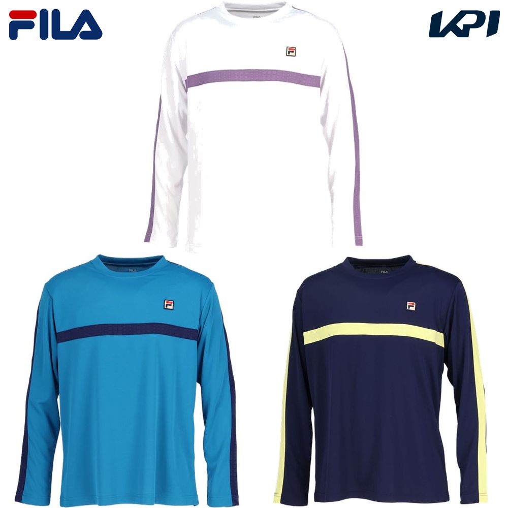 フィラ FILA テニスウェア メンズ   ロングスリーブシャツ VM5709 2024FW