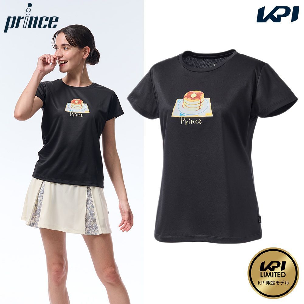 『即日出荷』プリンス Prince テニスウェア レディース   Tシャツ KPI限定コラボモデル WF5088K 2025FW