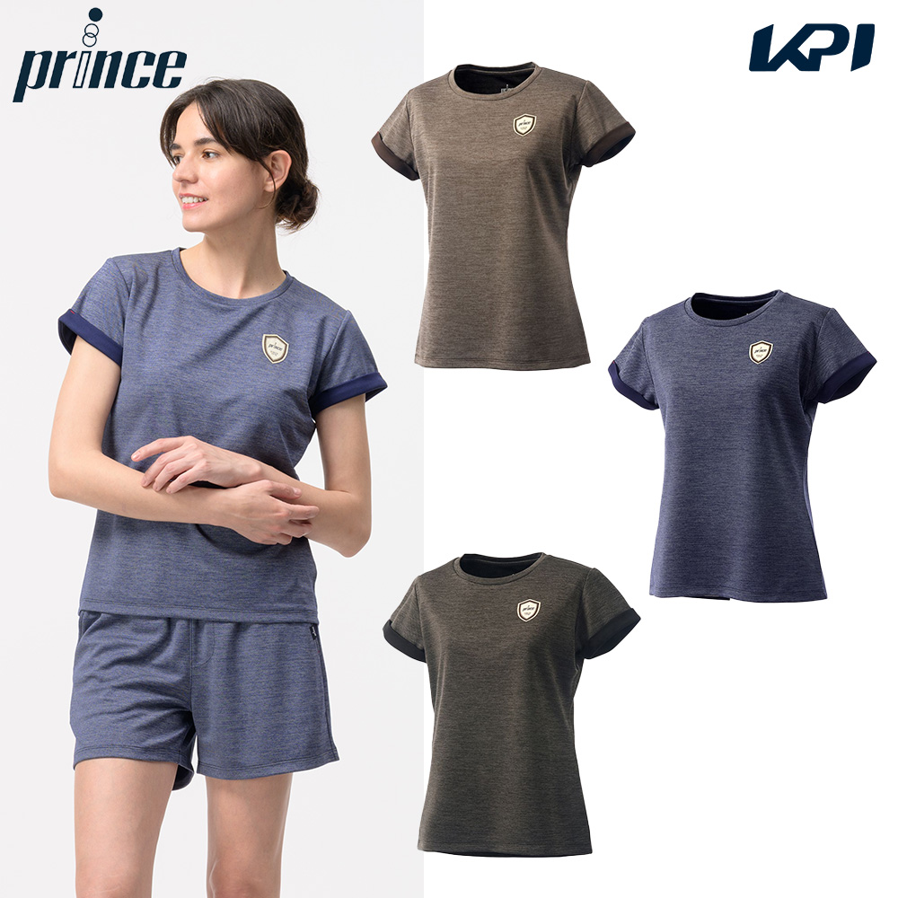 プリンス Prince テニスウェア レディース   ゲームシャツ WF6048 2026FW