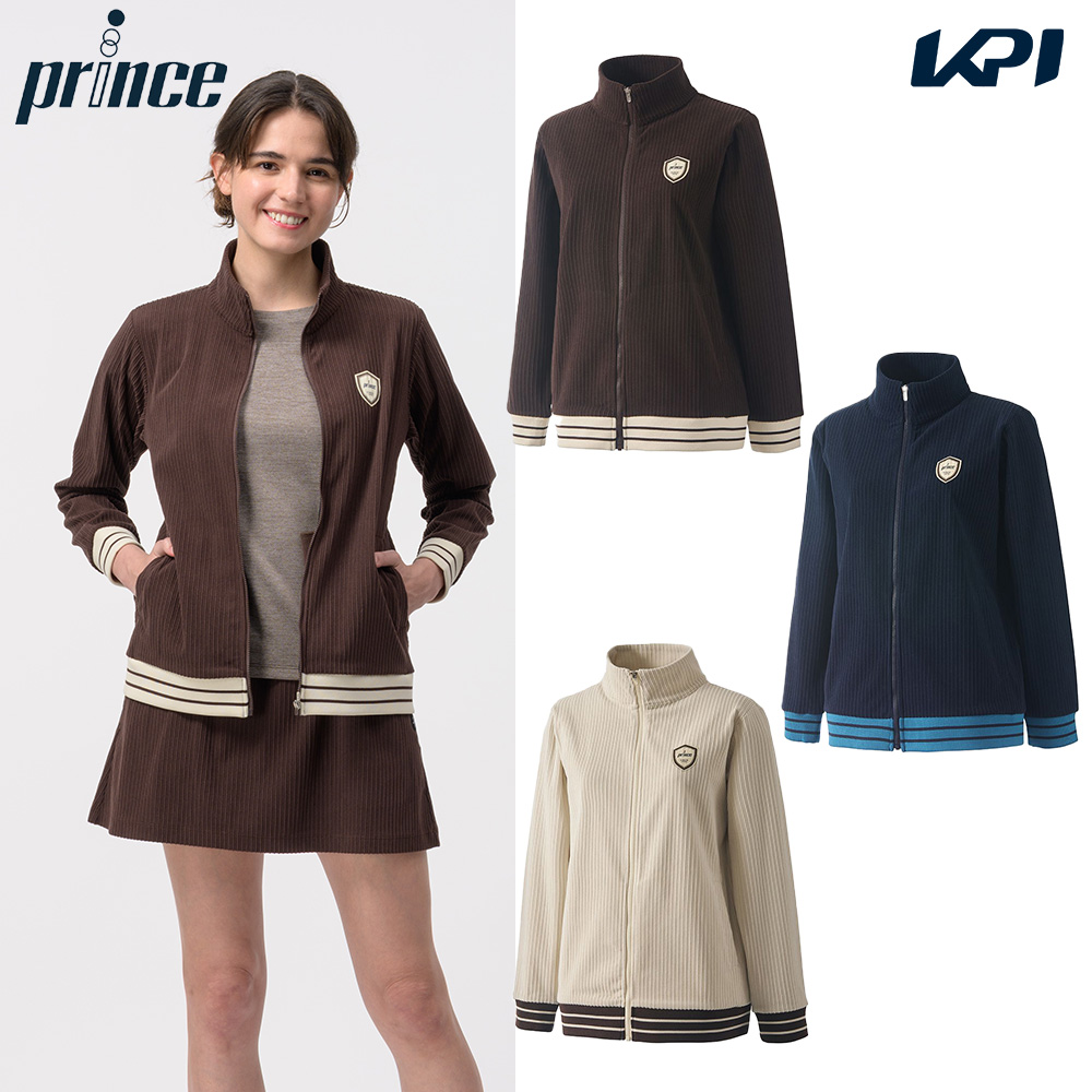 プリンス Prince テニスウェア レディース   ジャケット WF6523 2026FW 9月下旬発売予定※予約