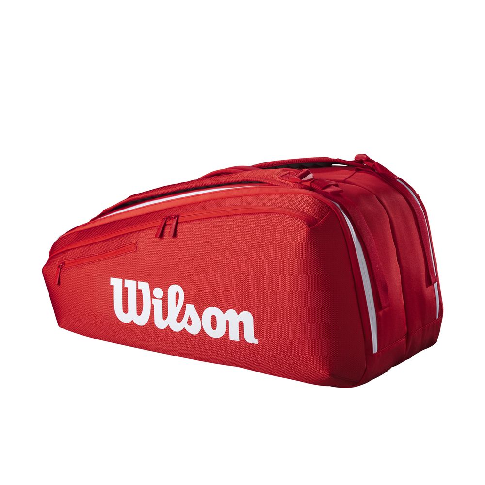 Wilson ウイルソン テニスバッグ・ケース SUPER TOUR RED 9PK