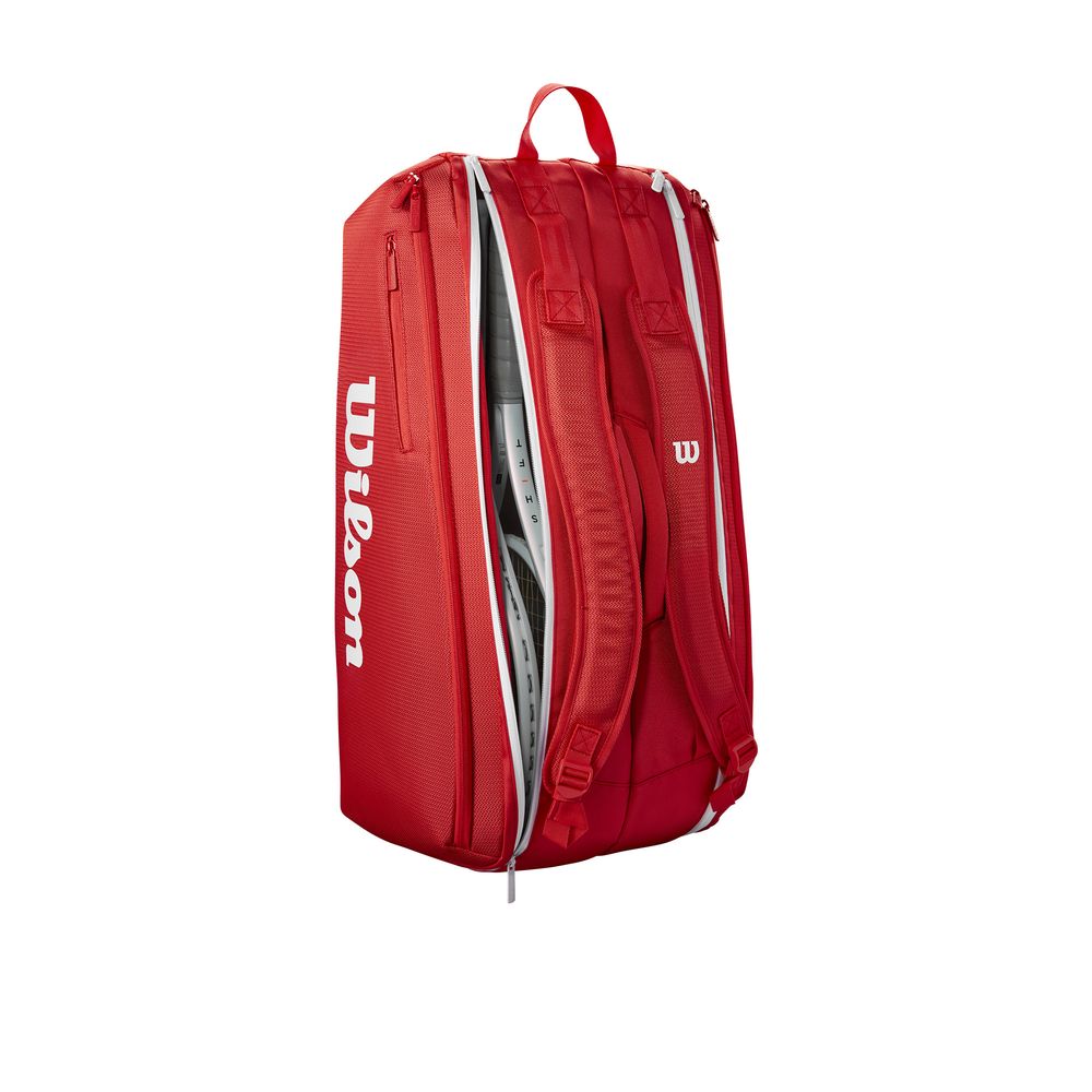 Wilson ウイルソン テニスバッグ・ケース SUPER TOUR RED 9PK