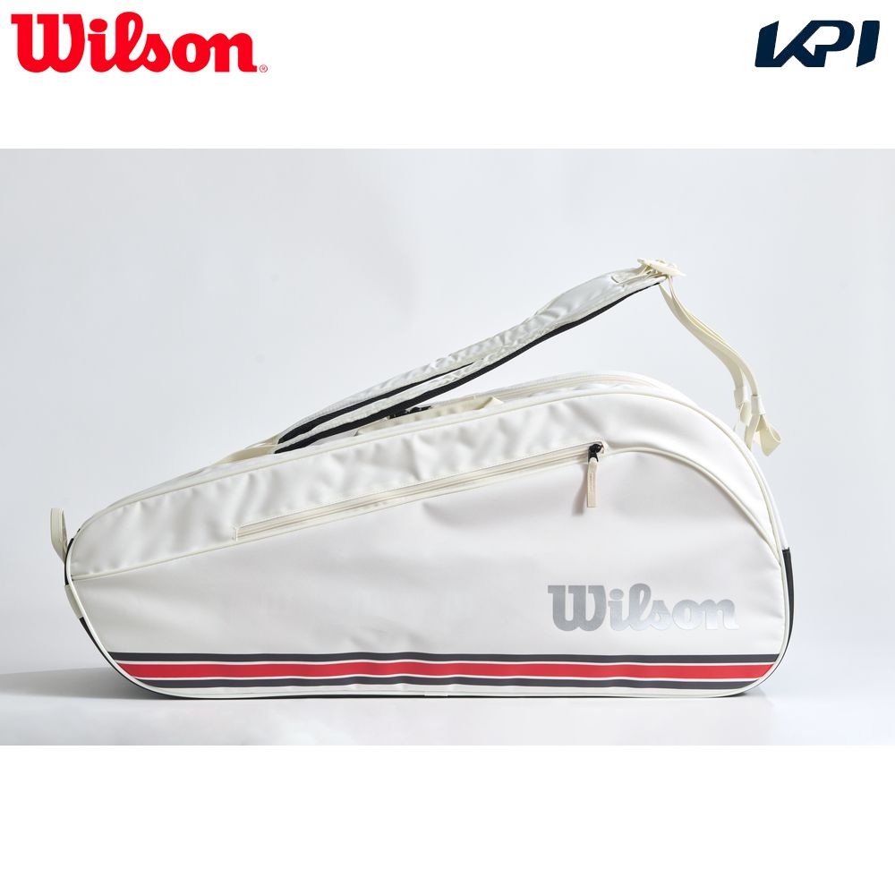 「最短当日出荷」ウイルソン Wilson テニスバッグ・ケース    TEAM J 6PK WHITE チーム J ホワイト WR8050201001