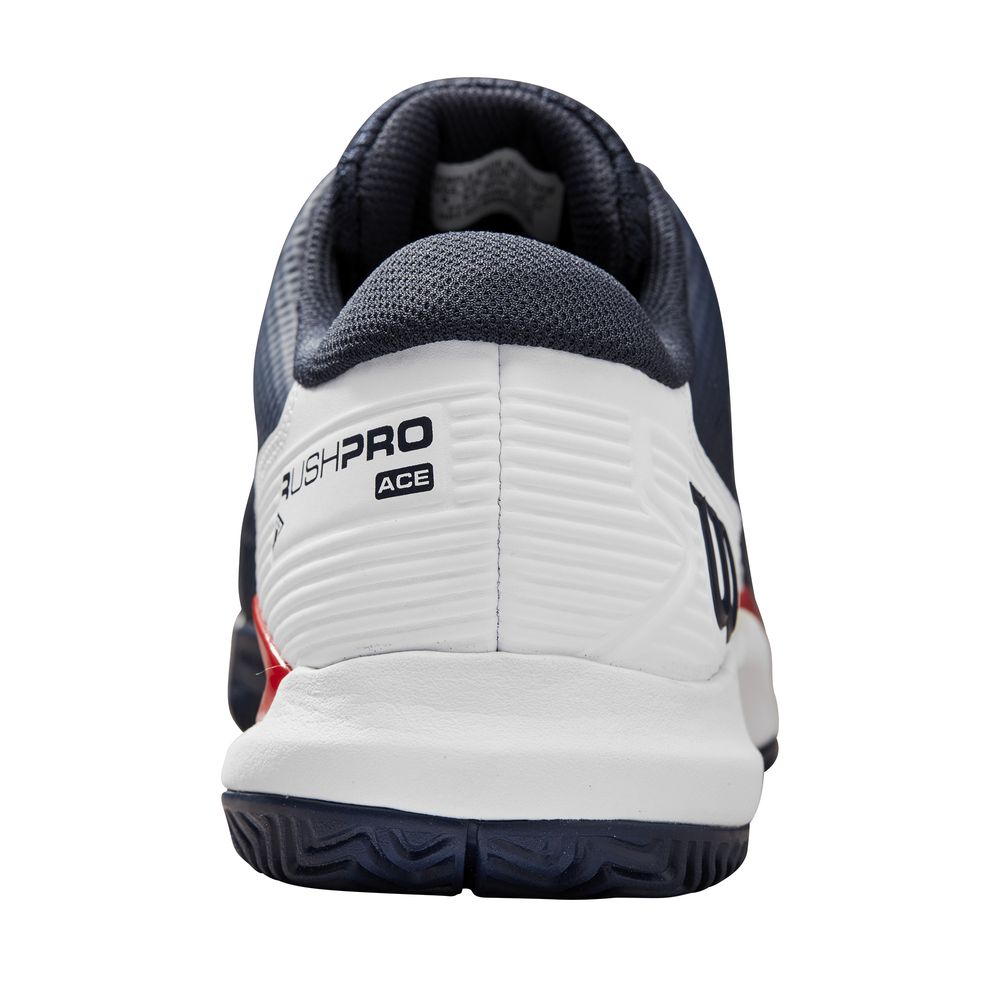 ウイルソン Wilson テニスシューズ メンズ   RUSH PRO ACE OMNI Navy Bl ラッシュプロエースオムニ WRS334130 2024SS | Wilson | 04