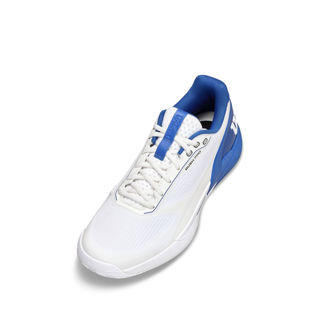 新品未使用★Wilson Rush Pro テニスシューズ ブルー Wilson（ウイルソン） テニスシューズ メンズ RUSH PRO 5 Wh/D V Blue