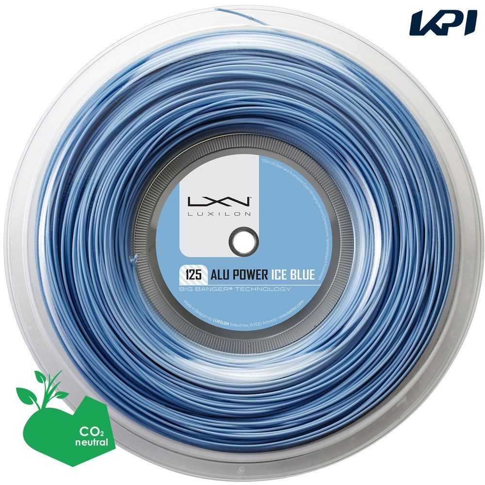 「最短当日出荷」ルキシロン LUXILON テニスガット・ストリング ALU POWER 125 ICE BLUE REEL アルパワー125 アイスブルー 220mロール WRZ990100BL
