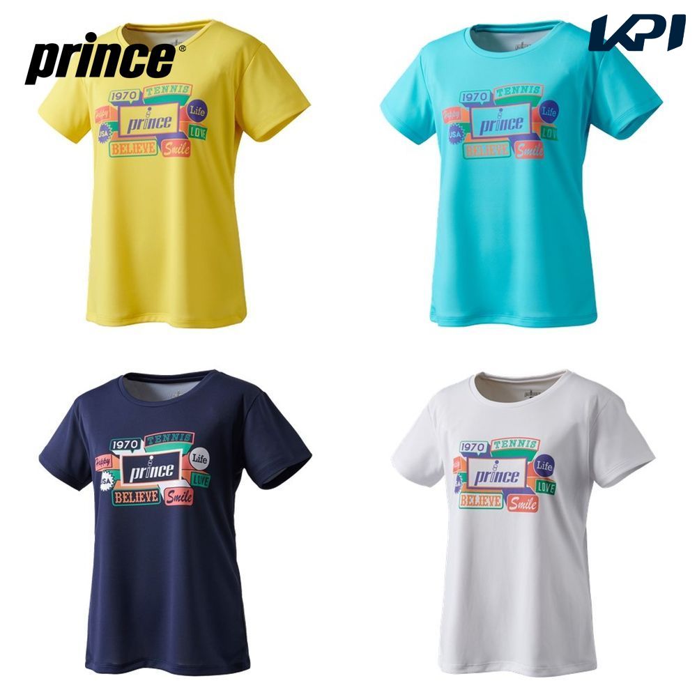 『即日出荷』プリンス Prince テニスウェア レディース Tシャツ WS0003 2020SS