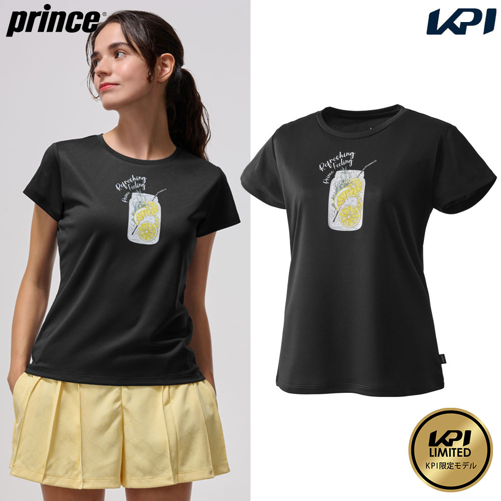 『即日出荷』プリンス Prince テニスウェア レディース   Tシャツ KPI限定コラボモデル WS5055K 2025SS