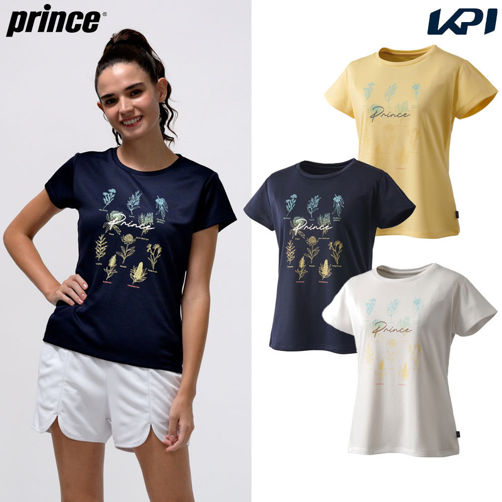 プリンス Prince テニスウェア レディース   Tシャツ WS5066 2025SS