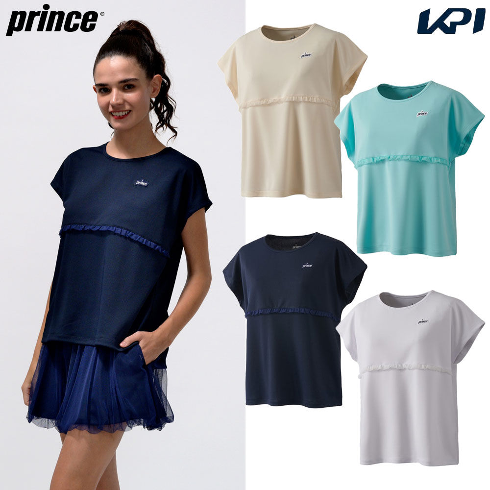 プリンス Prince テニスウェア レディース   ゲームシャツ WS5069 2025SS | Prince