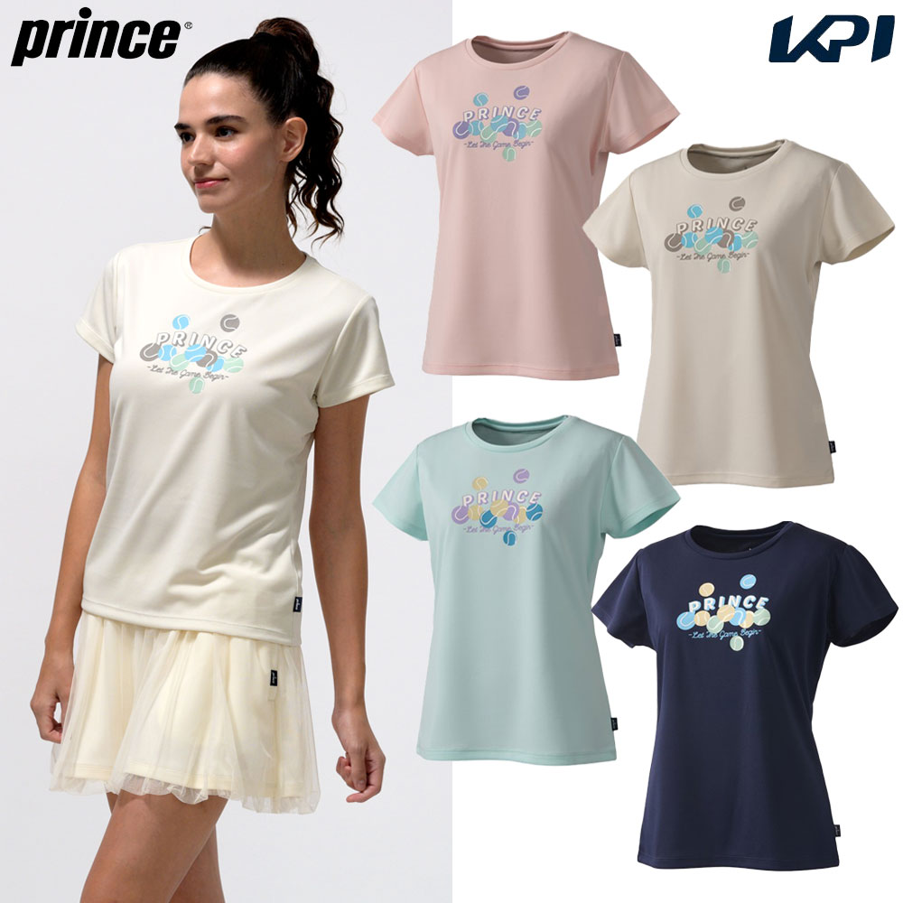 プリンス Prince テニスウェア レディース   Tシャツ WS5074 2025SS