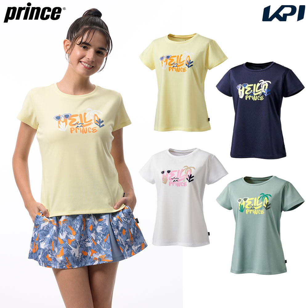プリンス Prince テニスウェア レディース   Tシャツ WS6062 2026SS